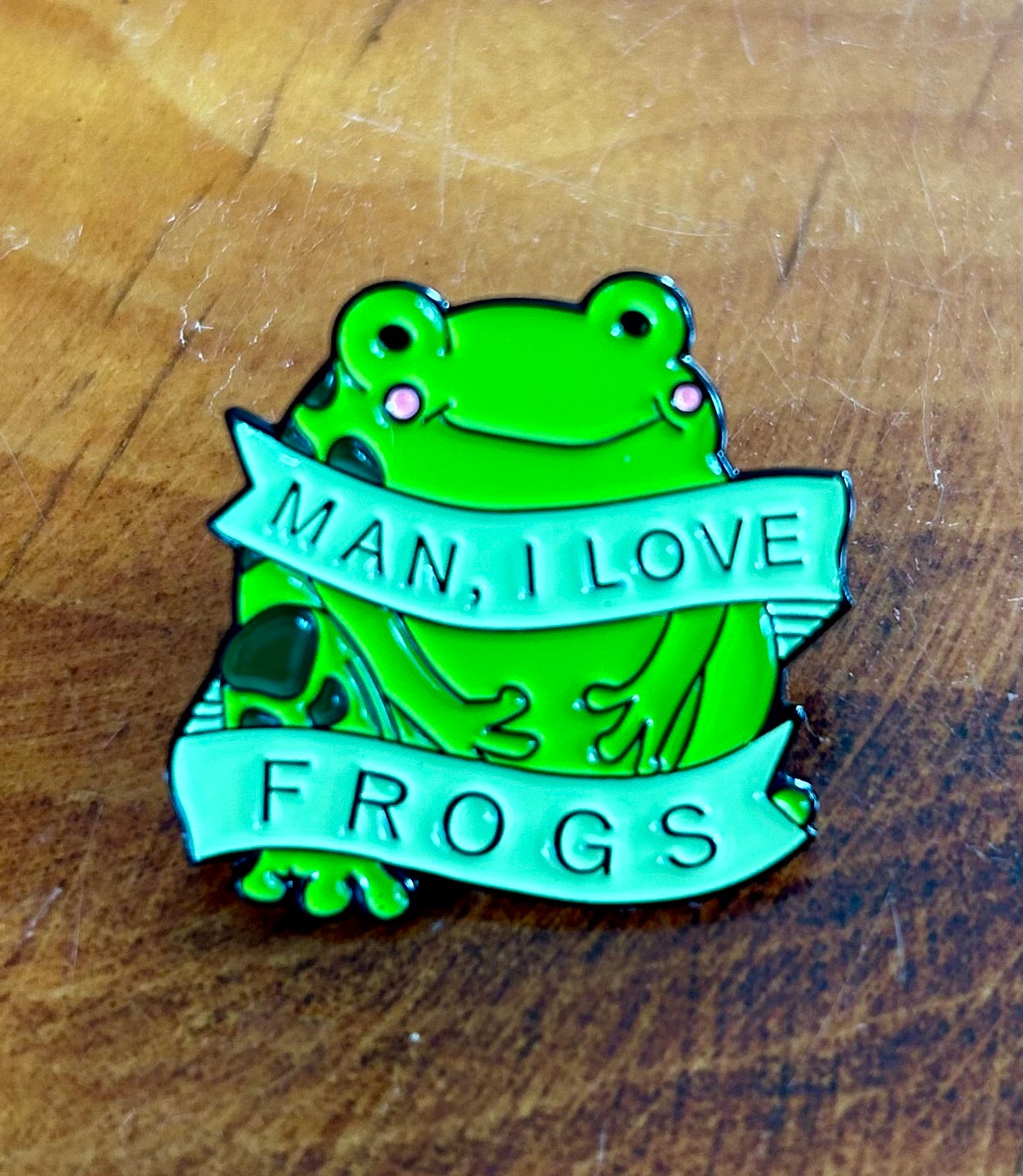 Frog pin