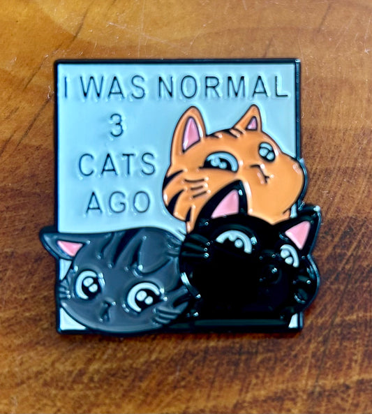 Funny Cat Pin