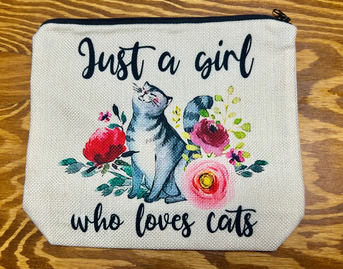 Cat Lover Zippered Pouch