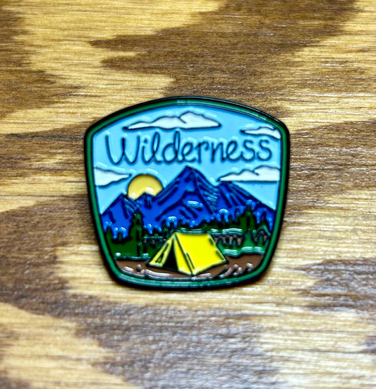 Wilderness Enamel Pin