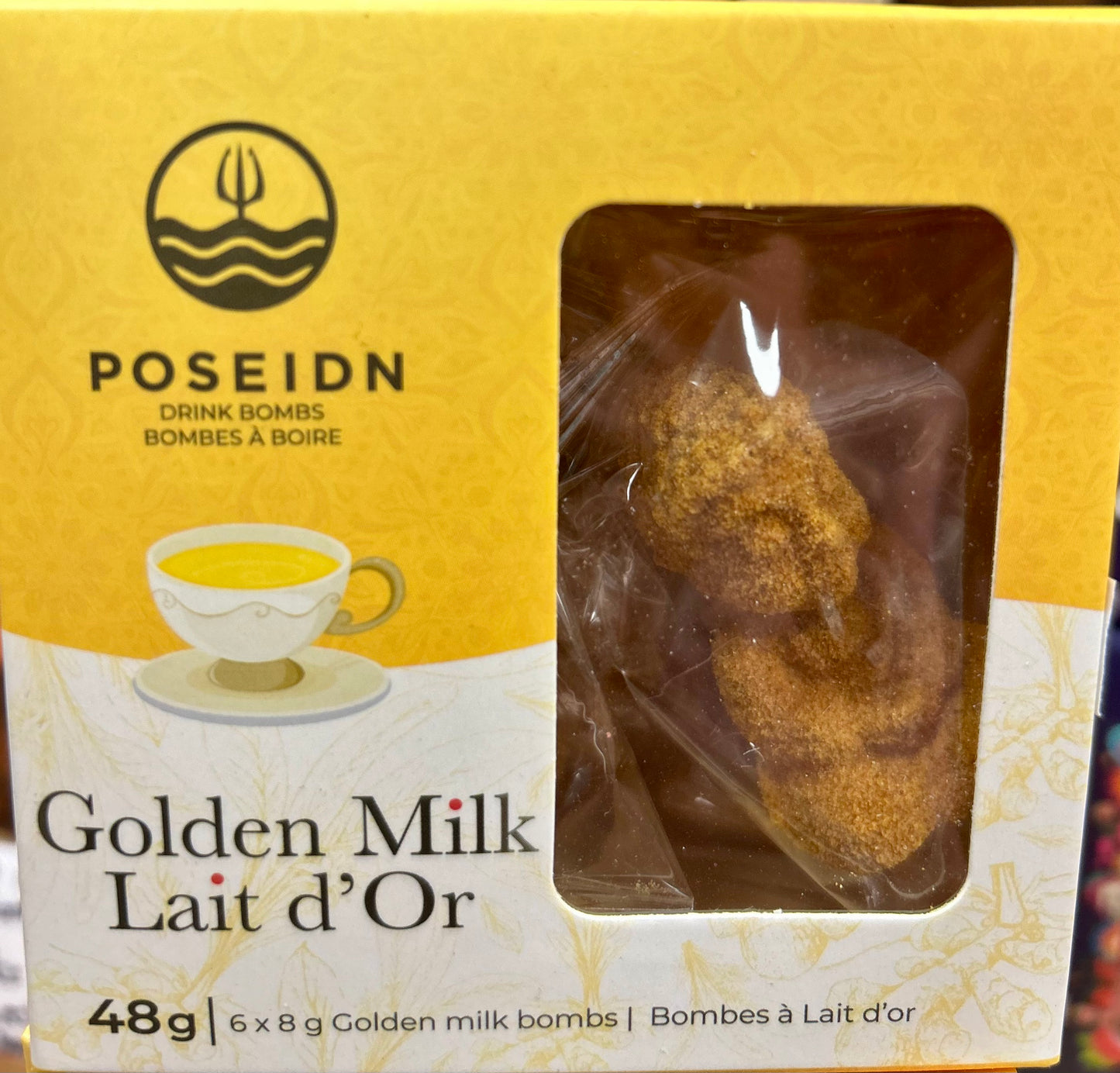 Golden Milk Tea Bomb