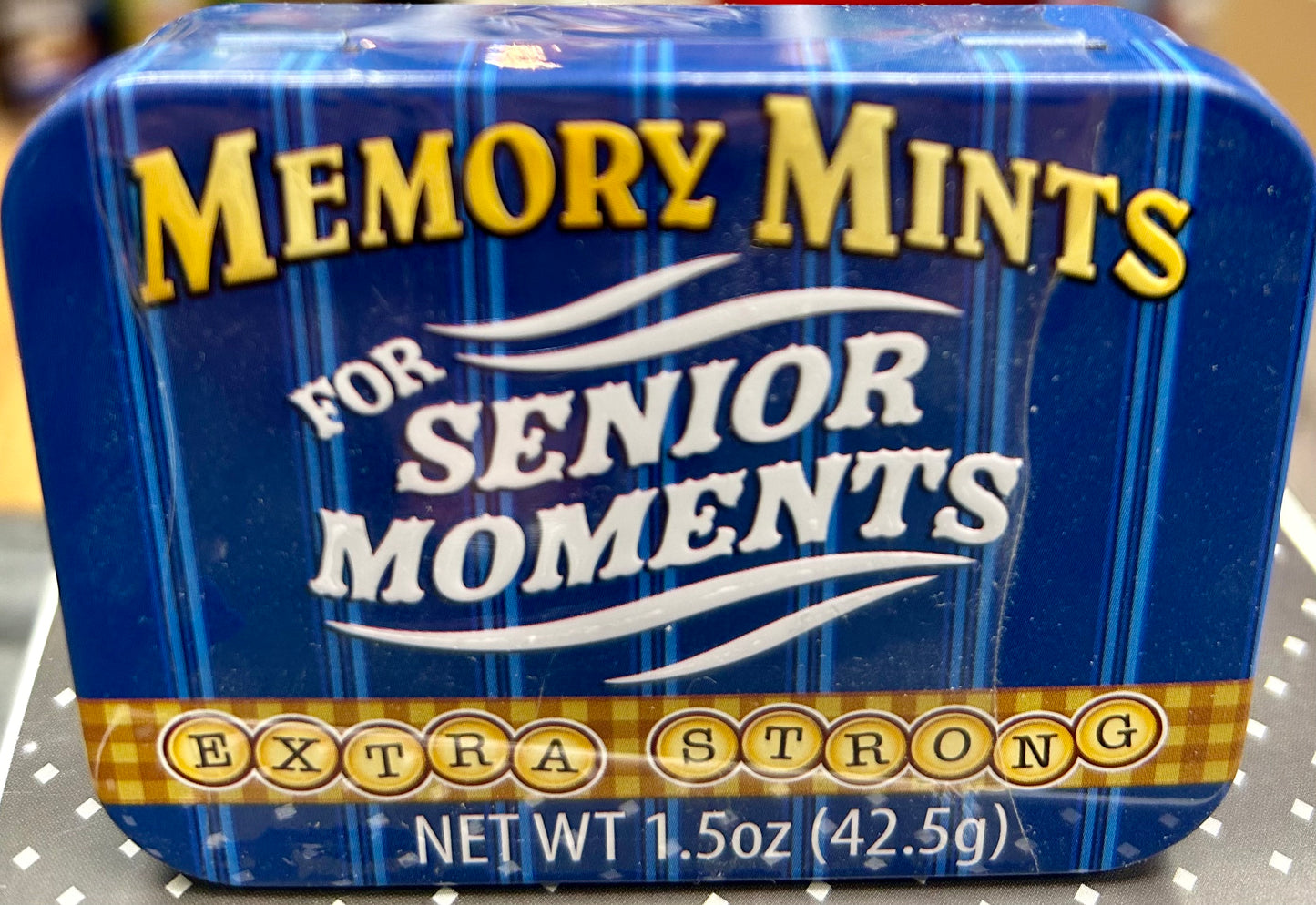 Senior Moments mint tin