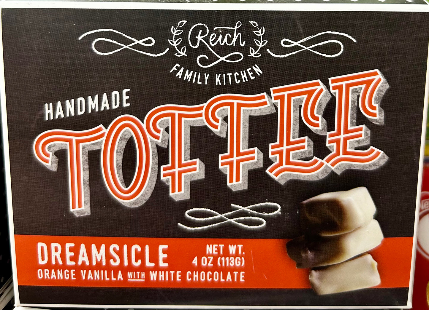 Box of Dreamsicle Toffee