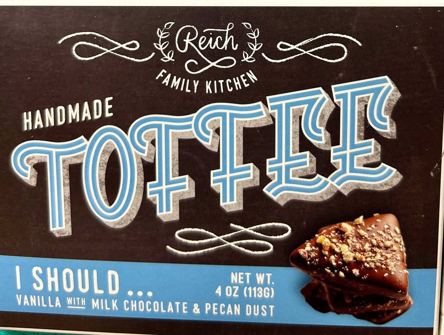 Box of Vanilla Toffee Milk Chocolate